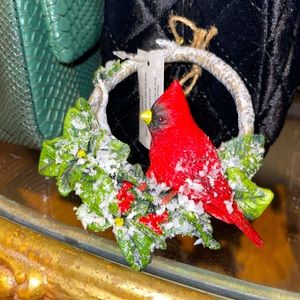 Cardinal Wreath ornament